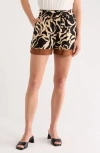 Sanctuary Border Paperbag Short In Mirage In Multi