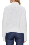 Sanctuary Bouclé Knit Bomber Jacket In White