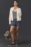 Sanctuary Bouclé Knit Bomber Jacket In White