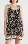 Sanctuary Boxy Beach Cover-up Dress In Black