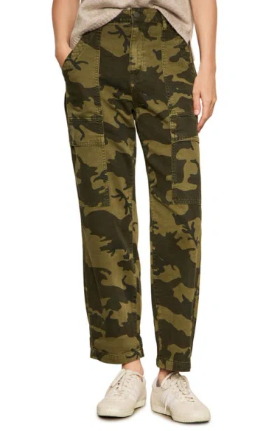 Sanctuary Boyfriend High Waist Ankle Utility Pants In Multi