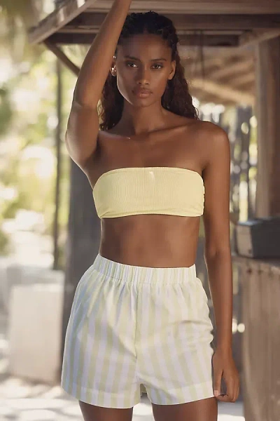Sanctuary Boyfriend Pull-on Shorts In Yellow