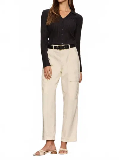 Sanctuary Boyfriend Utility Pant In Collagen In Multi