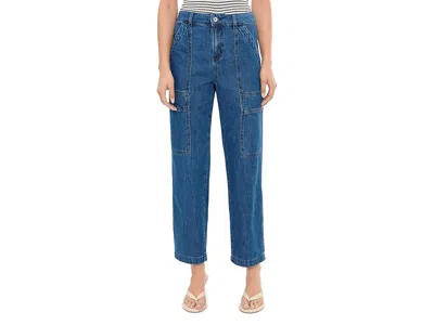 Sanctuary Boyfriend Utility Pants In Blue