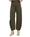 Sanctuary Boyfriend Utility Pants In Green