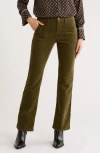 Sanctuary Braxton Corduroy Bootcut Pants In Green