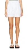 Sanctuary Breezy Pull-on Shorts In 白色