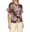 Sanctuary Breezy Souvenir Shirt In Mesa Palm In Brown