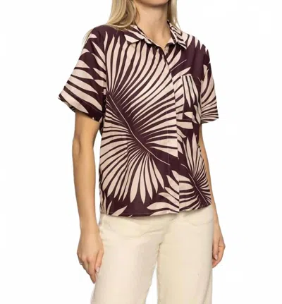 SANCTUARY BREEZY SOUVENIR SHIRT IN MESA PALM