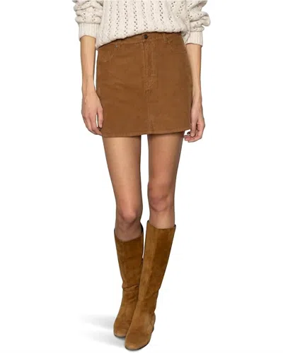 Sanctuary Briar Corduroy Mini Skirt In Bronze In Brown