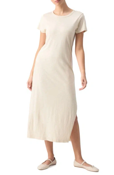 Sanctuary Bring Me Back Midi T-shirt Dress In Cream