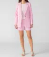 SANCTUARY BRYCE WOVEN BLAZER IN PINK NO. 3