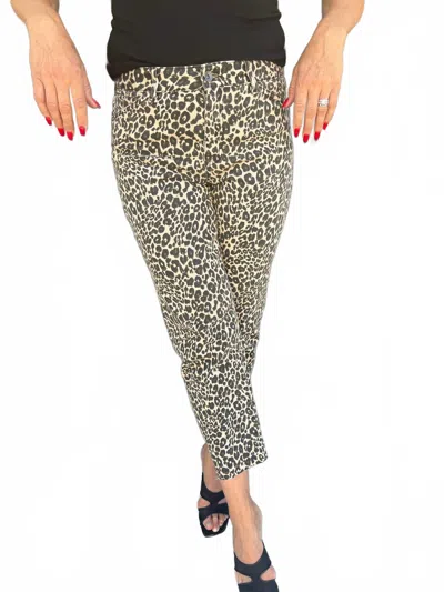 Sanctuary Cadence 90's Straight Crop Pants In French Kitty In Brown