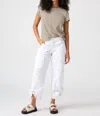 Sanctuary The Perfect Geo Print Cotton Blend Knit Top In White