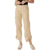 Sanctuary Cali Straight Leg Crop Cargo Pants In True Khaki