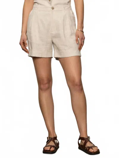 SANCTUARY CARAVAN CUFFED SHORT IN FLAX