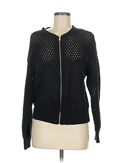 Pre-owned Sanctuary Cardigan Sweater In Black