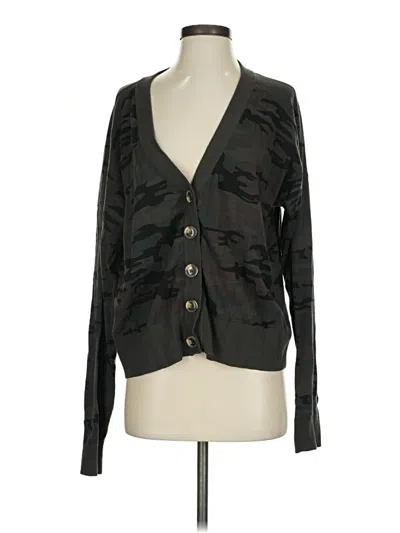 Pre-owned Sanctuary Cardigan Sweater In Black