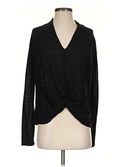 Pre-owned Sanctuary Cardigan Sweater In Black