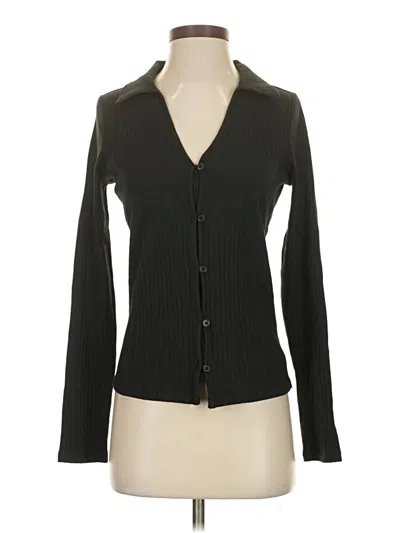 Pre-owned Sanctuary Cardigan Sweater In Black