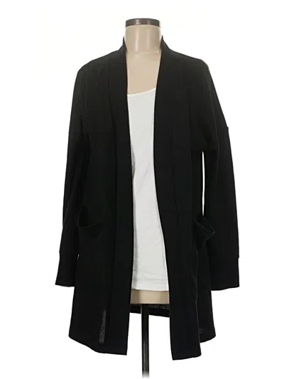 Pre-owned Sanctuary Cardigan Sweater In Black