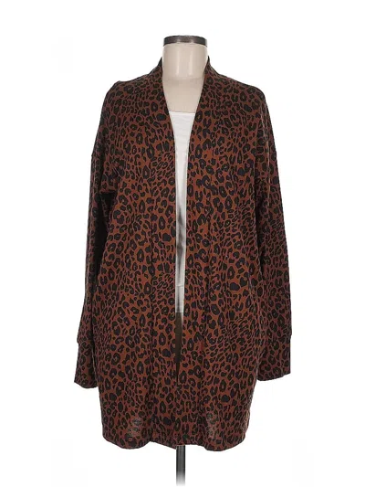 Pre-owned Sanctuary Cardigan Sweater In Brown