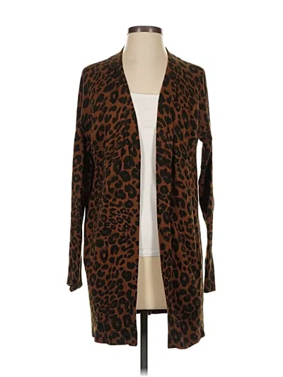 Pre-owned Sanctuary Cardigan Sweater In Brown