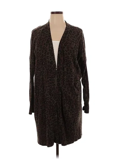 Pre-owned Sanctuary Cardigan Sweater In Brown
