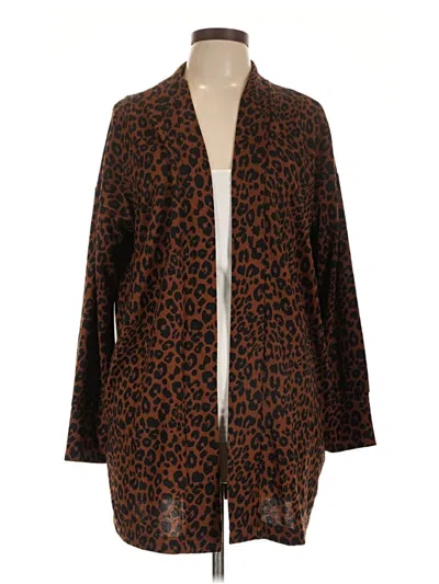 Pre-owned Sanctuary Cardigan Sweater In Brown