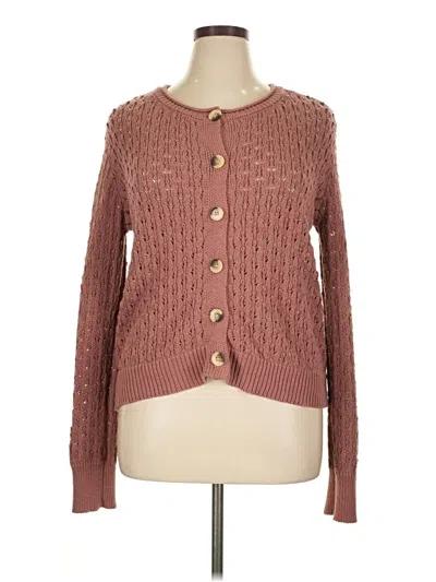 Pre-owned Sanctuary Cardigan Sweater In Brown