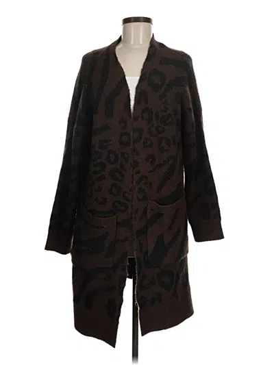 Pre-owned Sanctuary Cardigan Sweater In Brown