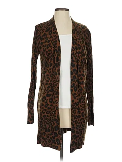 Pre-owned Sanctuary Cardigan Sweater In Brown
