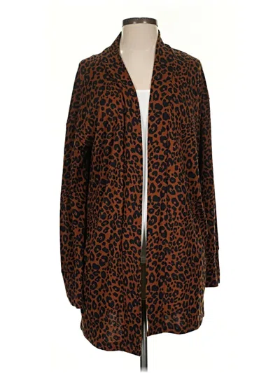 Pre-owned Sanctuary Cardigan Sweater In Brown