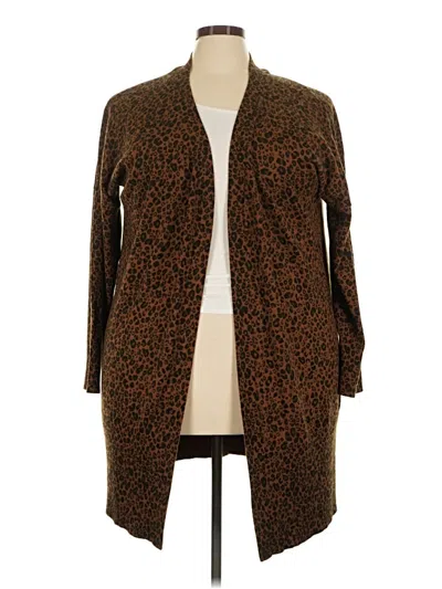 Pre-owned Sanctuary Cardigan Sweater In Brown