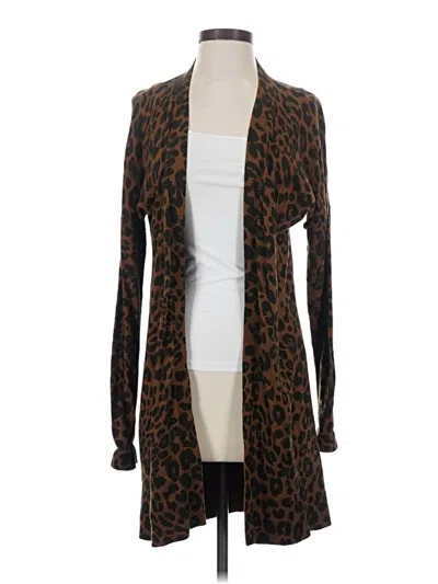 Pre-owned Sanctuary Cardigan Sweater In Brown