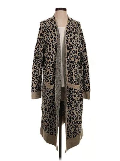 Pre-owned Sanctuary Cardigan Sweater In Brown