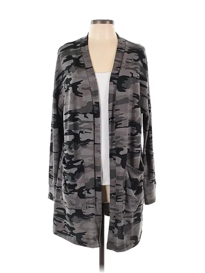 Pre-owned Sanctuary Cardigan Sweater In Gray