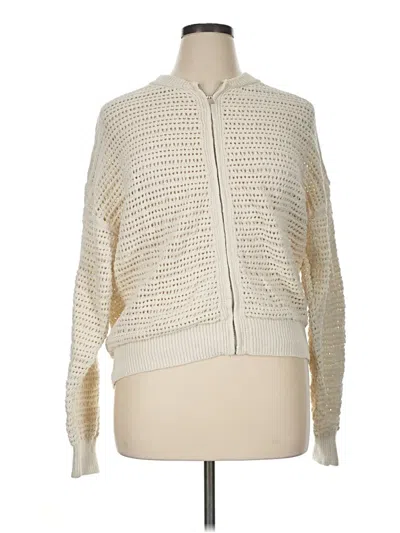 Pre-owned Sanctuary Cardigan Sweater In Ivory