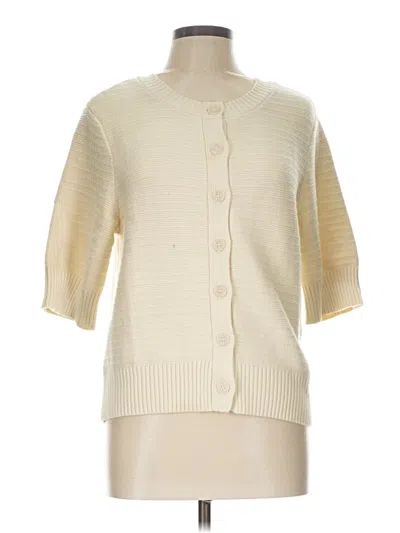 Pre-owned Sanctuary Cardigan Sweater In Ivory