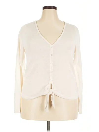 Pre-owned Sanctuary Cardigan Sweater In Ivory