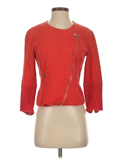 Pre-owned Sanctuary Cardigan Sweater In Red