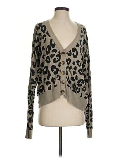 Pre-owned Sanctuary Cardigan Sweater In Tan