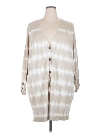 Pre-owned Sanctuary Cardigan Sweater In Tan