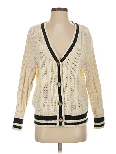 Pre-owned Sanctuary Cardigan Sweater In White