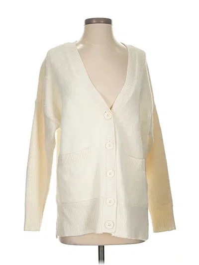 Pre-owned Sanctuary Cardigan Sweater In White