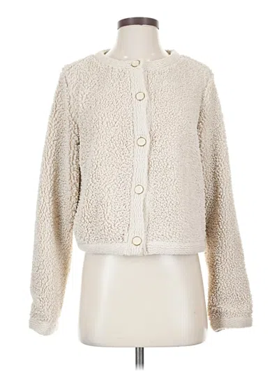 Pre-owned Sanctuary Cardigan Sweater In White