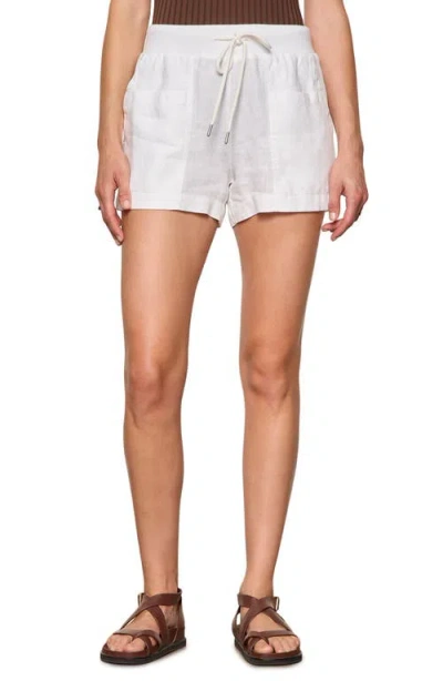 Sanctuary Carefree Linen Shorts In White
