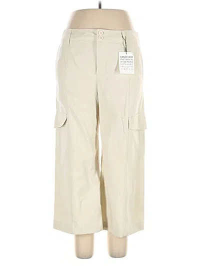 Pre-owned Sanctuary Cargo Pants In Ivory
