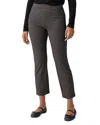 Sanctuary Carnaby Kick Crop Leggings In Shadow Check In Shadow Che