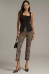 Sanctuary Carnaby Cropped Straight Pants In Neutral